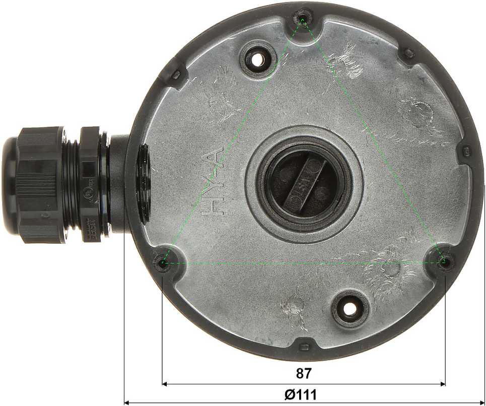 Montavimo bazė Hikvision DS-1280ZJ-DM18 (JUODA)