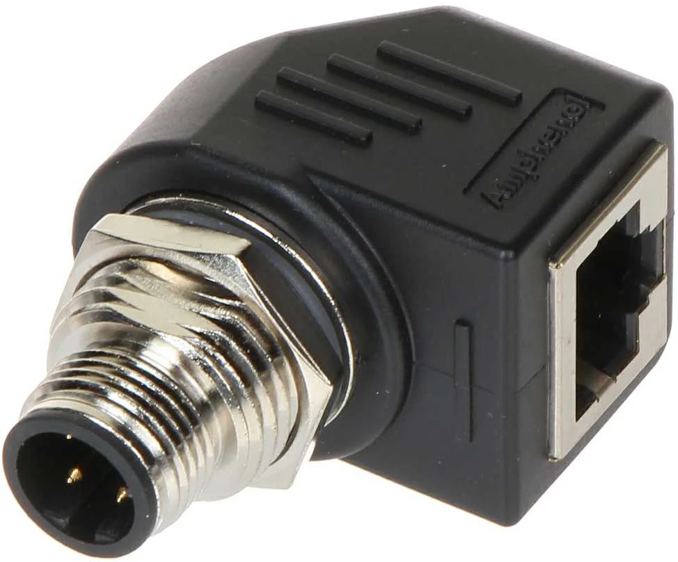 TST kampinis adapteris M12 į RJ45