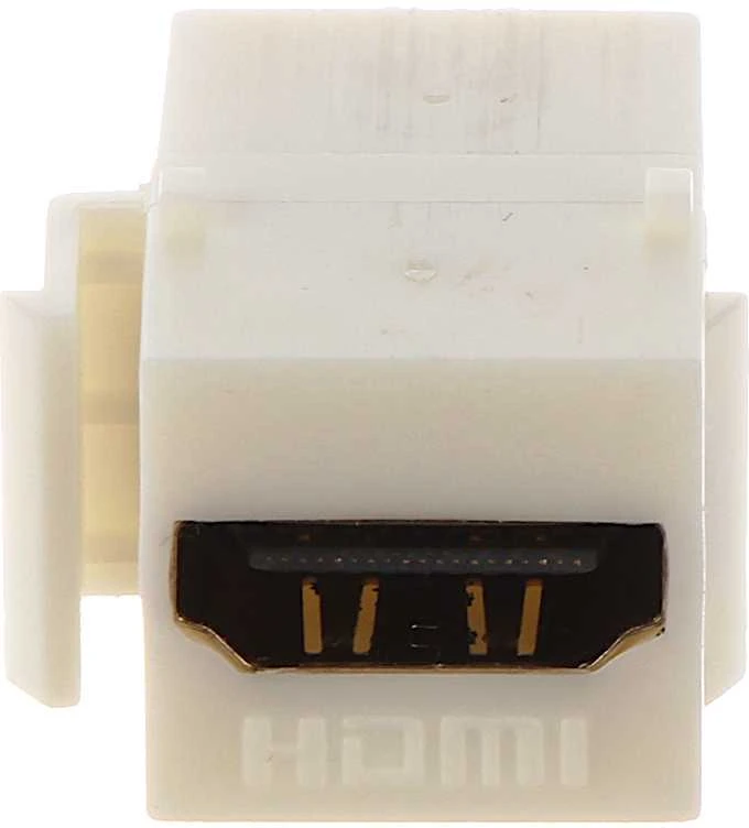 HDMI Keystone jungtis balta