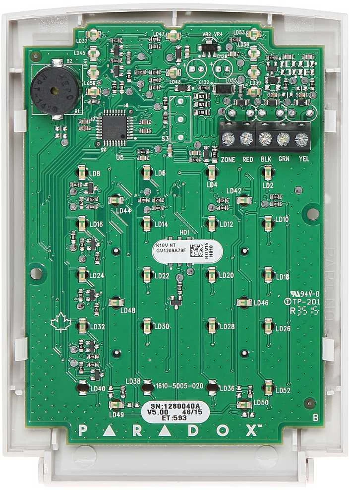 KLAVIATŪRA SIGNALIZACIJOS CENTRALEI K10V PARADOX