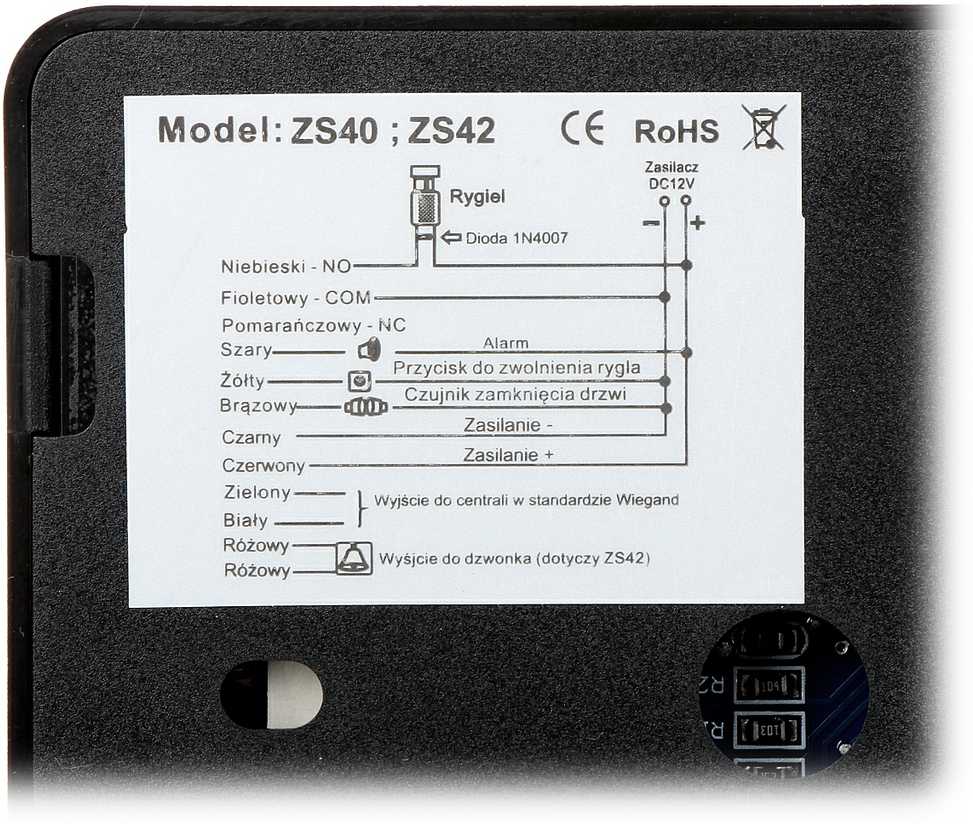 KODINĖ SPYNA ZS40B VIDOS