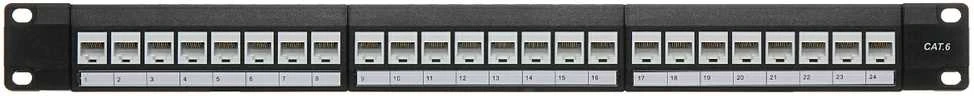 TST PATCH PANEL KEYSTONE PP-24/RJ-FX/6C