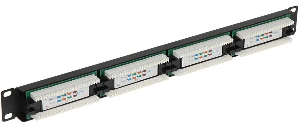 TST KOMUTACINIS SKYDELIS RJ-45 PP-24/RJ
