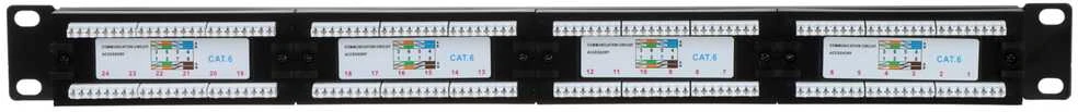 TST KOMUTACINIS SKYDELIS RJ-45 PP-24/RJ/6
