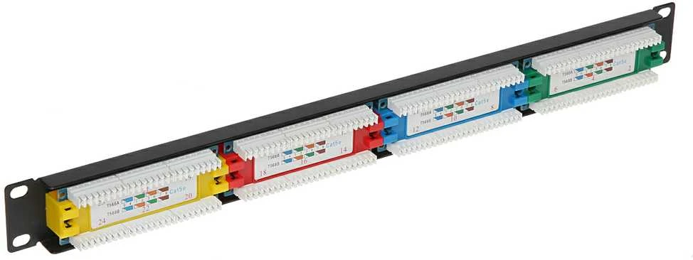 TST KOMUTACINIS SKYDELIS RJ-45 PP-24/RJ-KAT