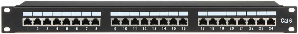 TST KOMUTACINIS SKYDELIS RJ-45 PP-24/RJ6-C/FTP-S