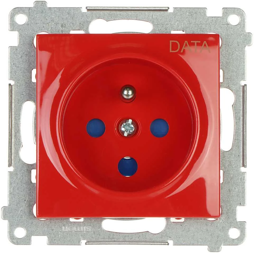 Kontak Simon DATA SINGLE SOCKET OUTLET WITH SOCKET ACCESS ELEMENT DGD1.01/22-SIMON54 250 V 16 A