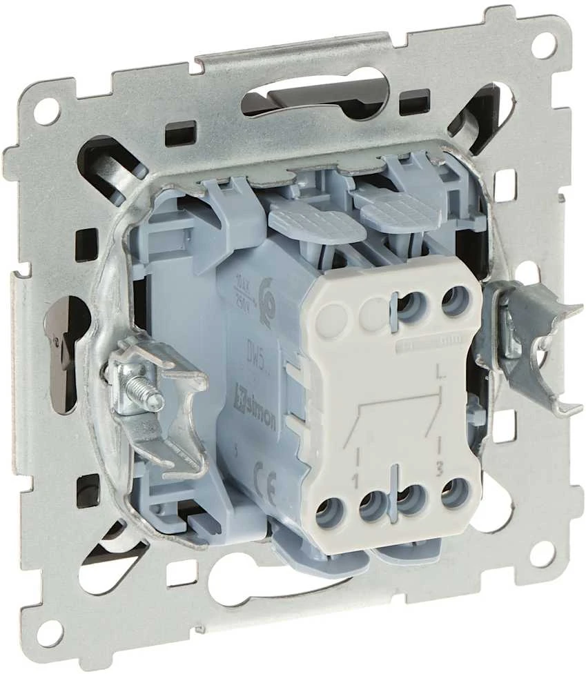 Kontak Simon DVIGUBAS APŠVIESTAS JUNGIKLIS DW5A.01/49-SIMON54 250 V 16 A