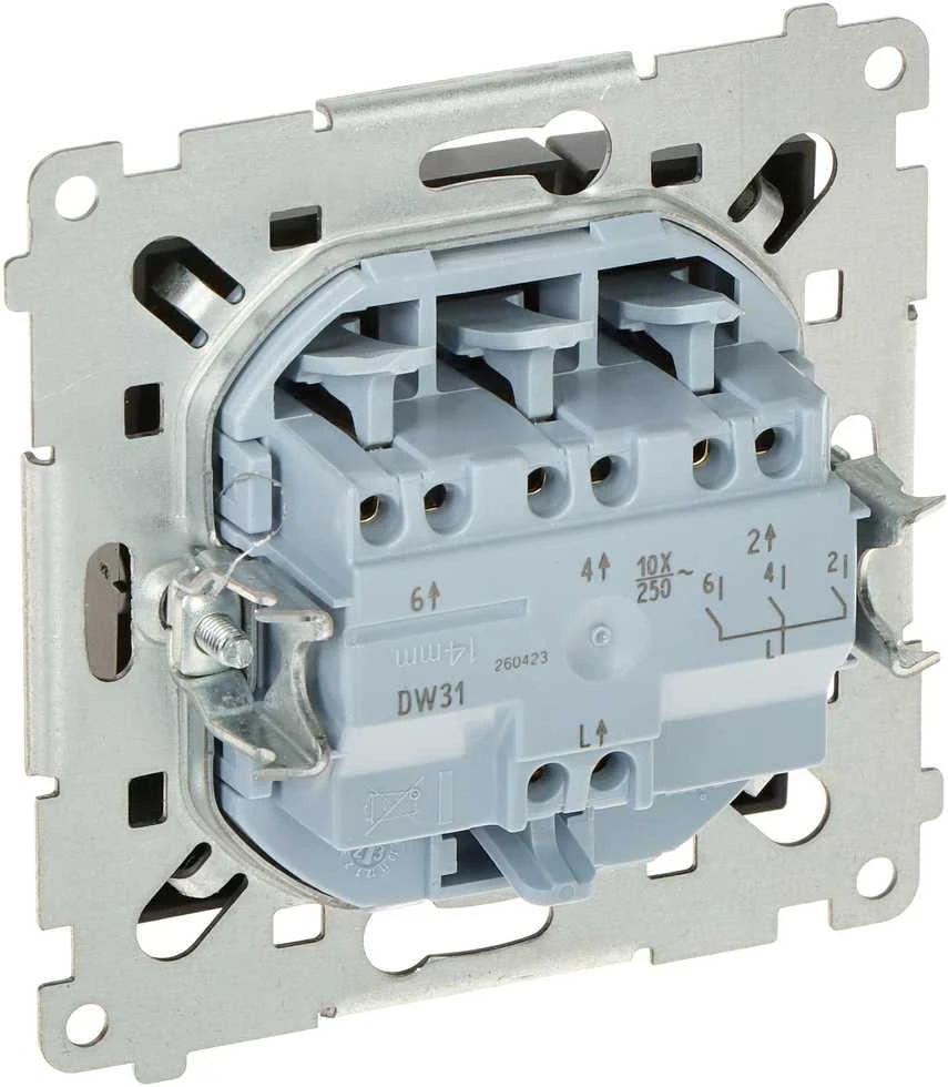 Kontak Simon TRIPLE SWITCH DW31.01/49-SIMON54 250 V 10 A