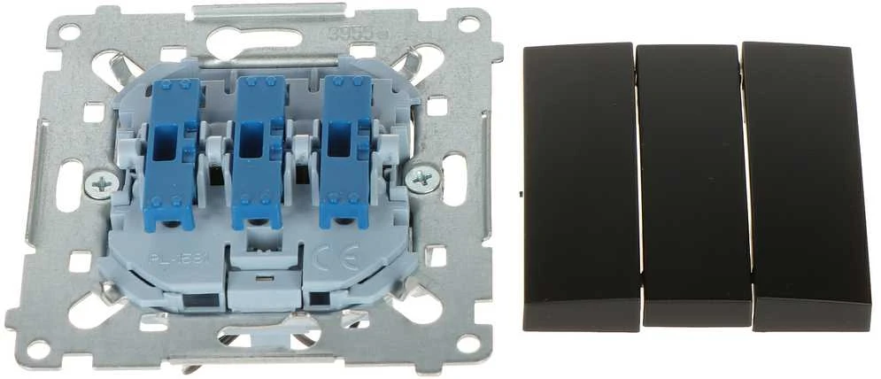 Kontak Simon TRIPLE SWITCH WITH BACKLIGHT DW31L.01/49-SIMON54 250 V 10 A