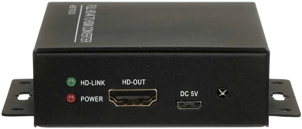 TST vaizdo konverteris su HDMI ir DC maitinimo lizdu