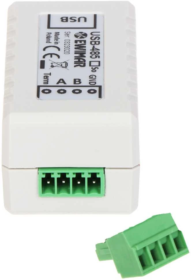 Ewimar USB-485 keitiklis su žalia jungtimi