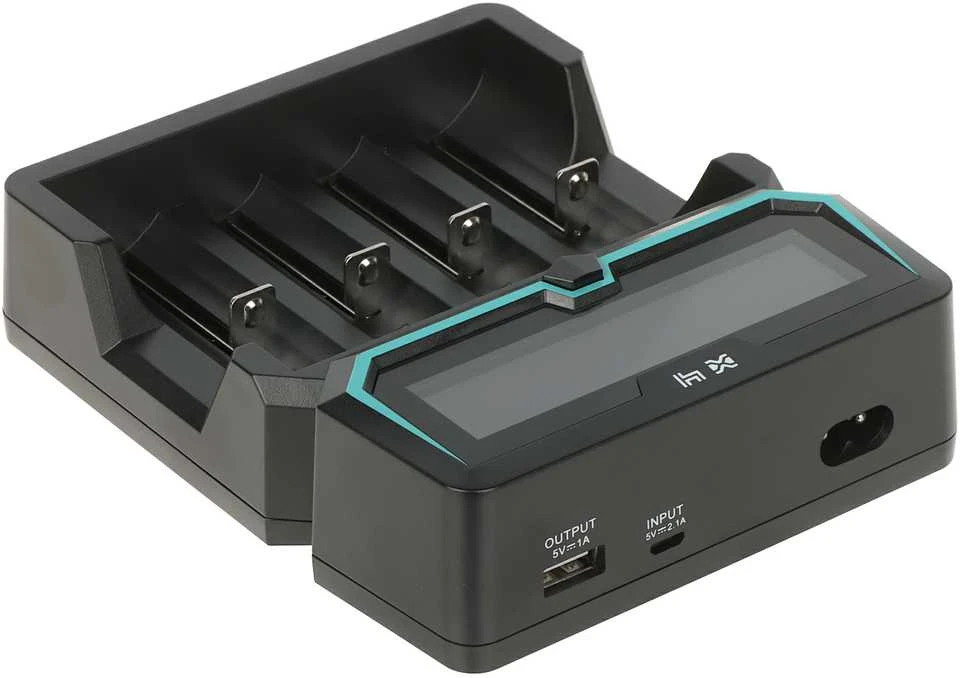 Baterijų įkroviklis XTAR X4 18650 AA AAA elementam ni-MH li-ion 4 vietų 