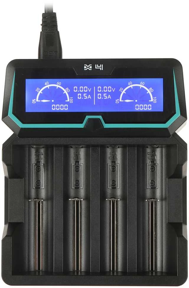 Baterijų įkroviklis XTAR X4 18650 AA AAA elementam ni-MH li-ion 4 vietų 