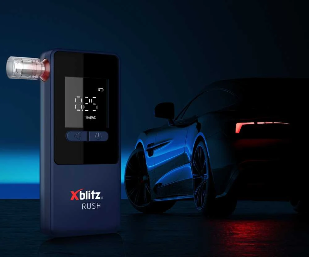 Xblitz Rush alkotesteris su skaitmeniniu ekranu