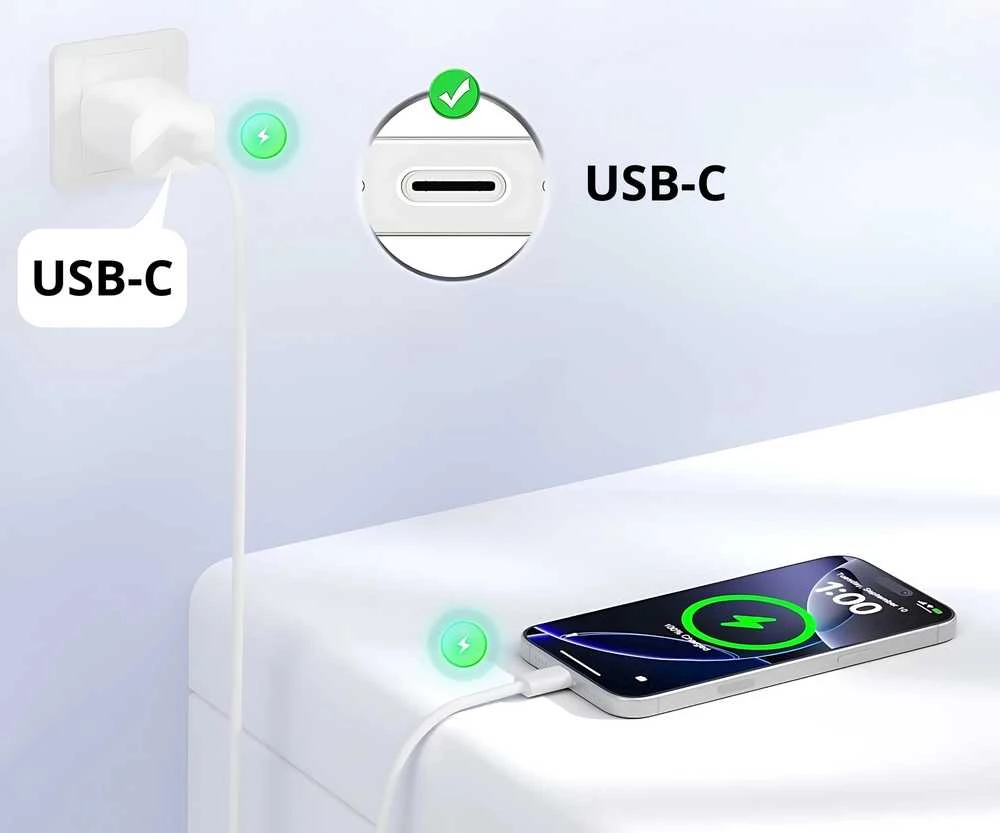 LAIDAS CHAR-CC-0.25M-65W USB-C/USB-C 0.25 m Delta Multimedia