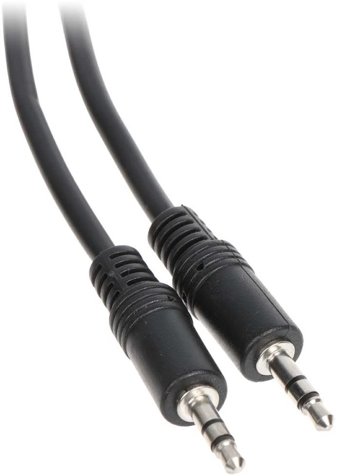 Oem Kabelis AUX - AUX 3.5mm 1.5m Juodas