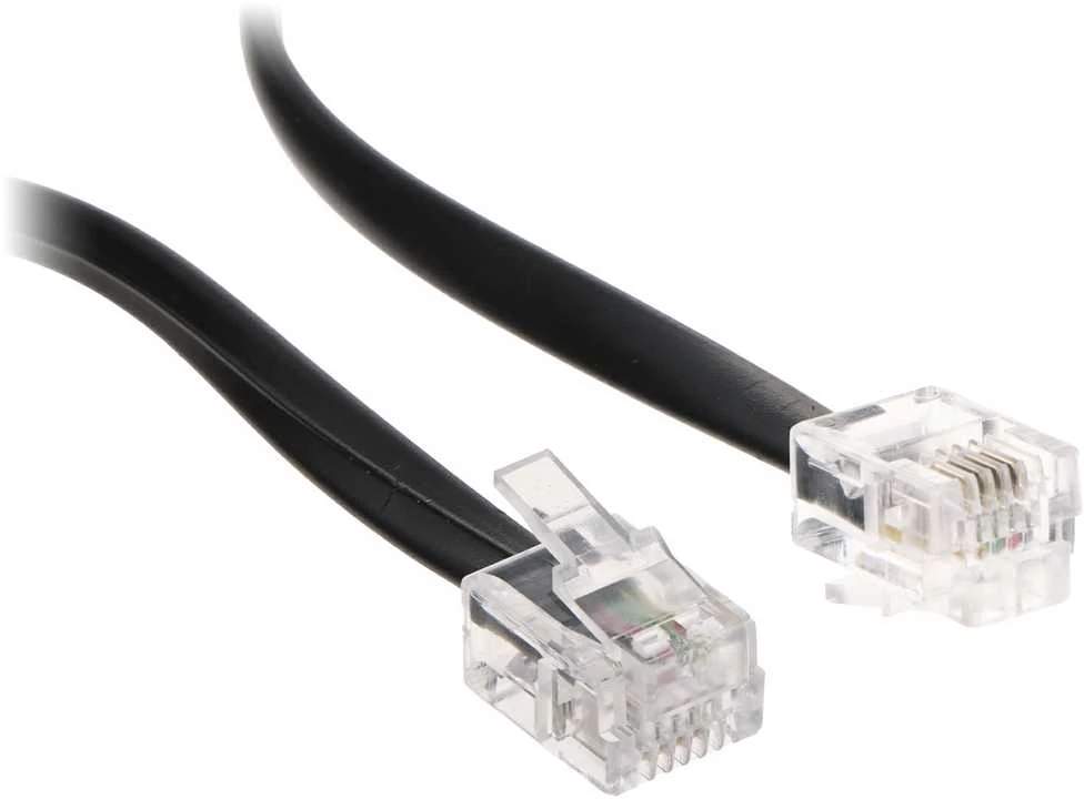 Przewód, LAIDAS RJ11-W/RJ11-W/3M 3 m