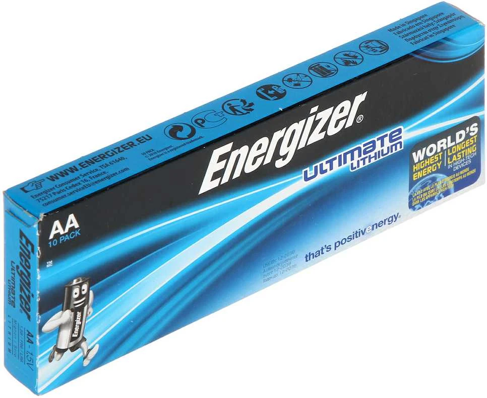 Energizer Ultimate Lithium AA L91 10PAK R6