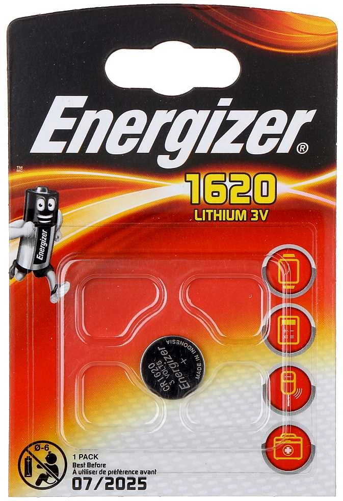 Energizer Lithium CR1620 elementas, 1 vnt.