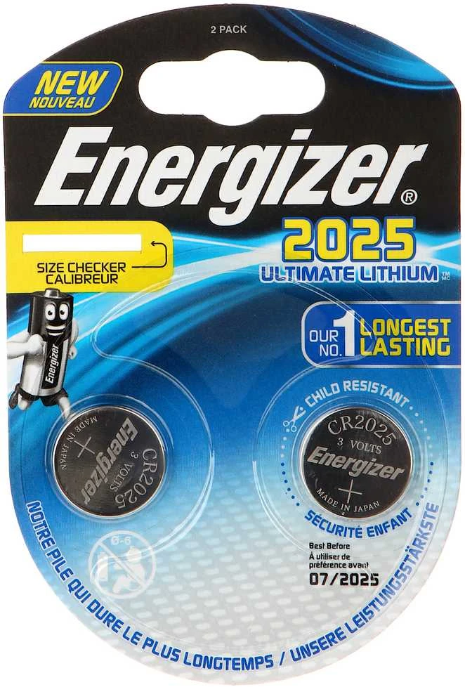 Energizer LICHIO BATERIJOS BAT-CR2025-LIČIO*P2 ENERGIZACIJA
