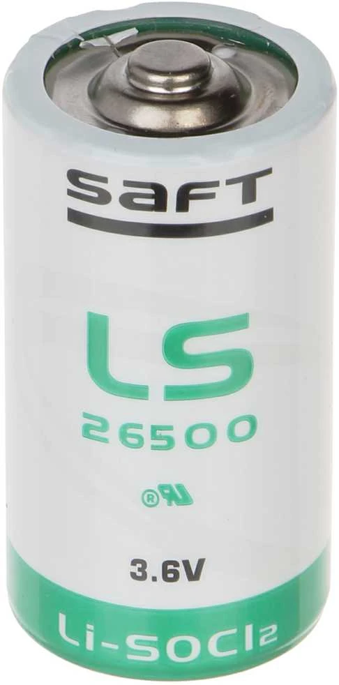 Saft LS26500 ličio baterija cilindrinės formos