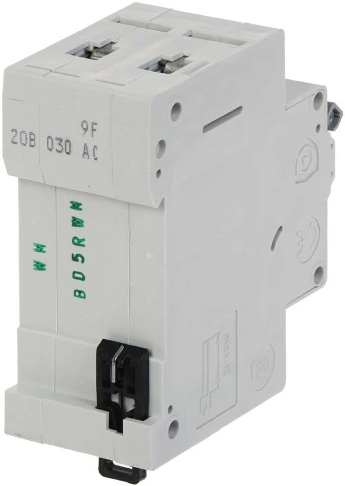 LIKUTINĖS SROVĖS GRANDINĖS PERTRAUKIKLIS HNB-B20/1N/003 VIENFAZIS, AC TIPAS 30 mA 20 A EATON