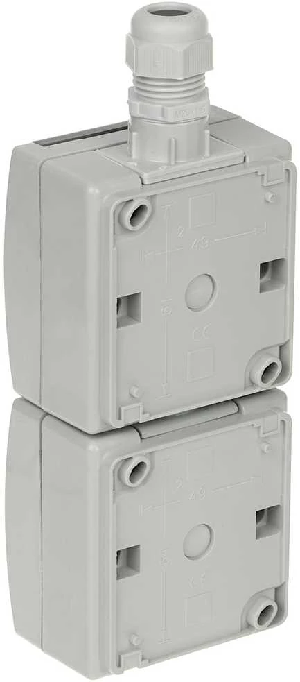 LIZDAS MONTUOJAMAS ANT PAVIRŠIAUS DVIGUBAS AQUANT-G2/V2/EPN 230 V AC 16 A IP65 Elektro-Plast