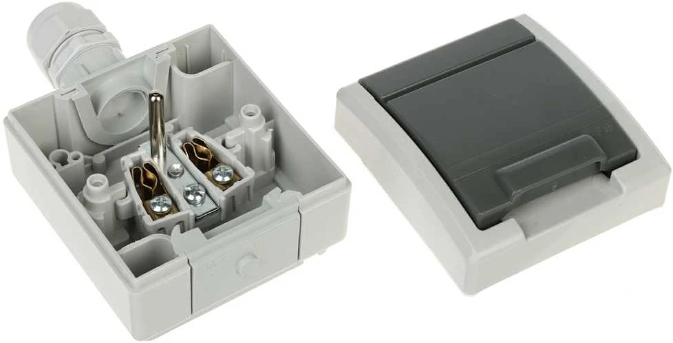 LIZDAS MONTUOJAMAS ANT PAVIRŠIAUS PAVIENIS AQUANT-G1/EPN 230 V AC 16 A IP65 Elektro-Plast