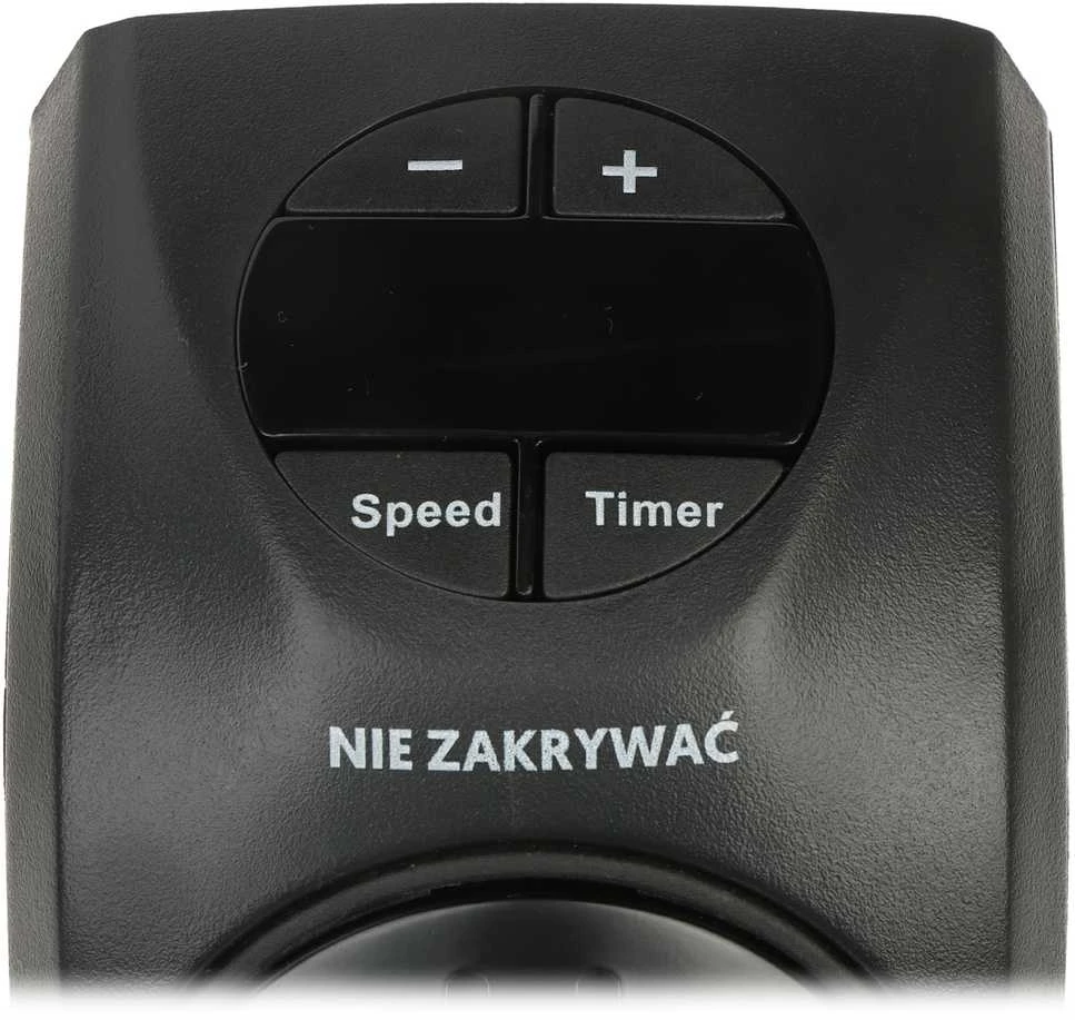 Juodas šildytuvas LTC 400W/230V su keraminiu kaitinimo elementu