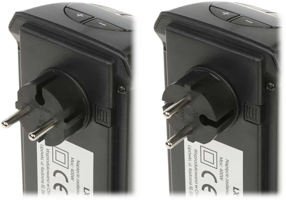 Juodas šildytuvas LTC 400W/230V su keraminiu kaitinimo elementu