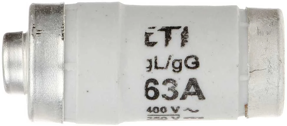 LYDŽIŲJŲ SAUGIKLIŲ ĮDĖKLAS ETI-D02/63A 63 A 400 V gL/gG E18 ETI