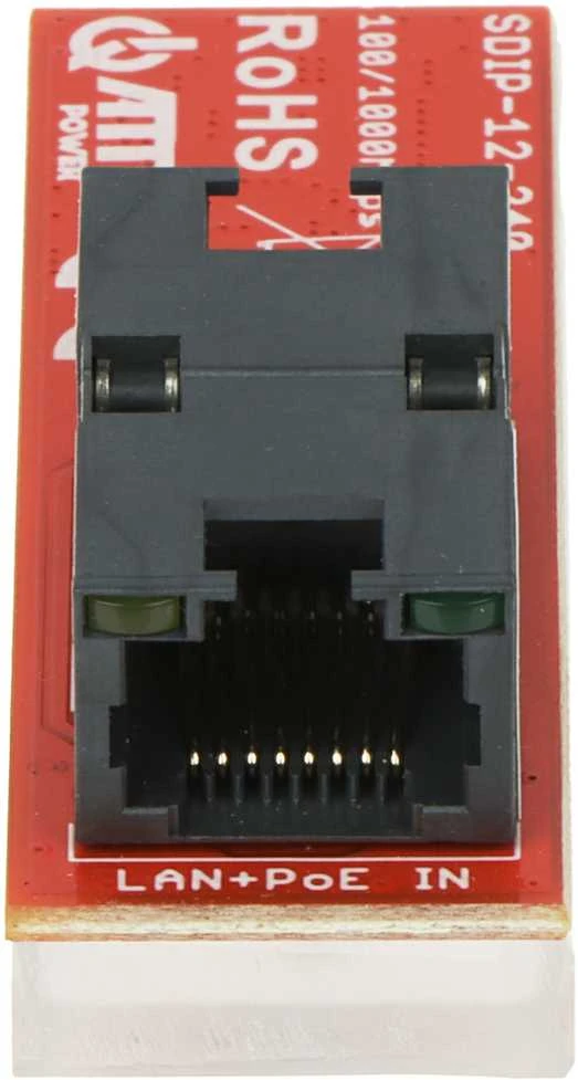 PoE adapteris SDIP-12-240 su RJ45 jungtimi