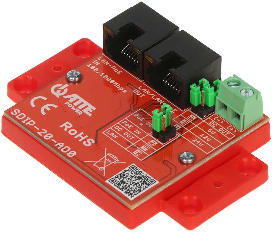 MAITINIMO ADAPTERIS POE SDIP-20-AD0 ATTE