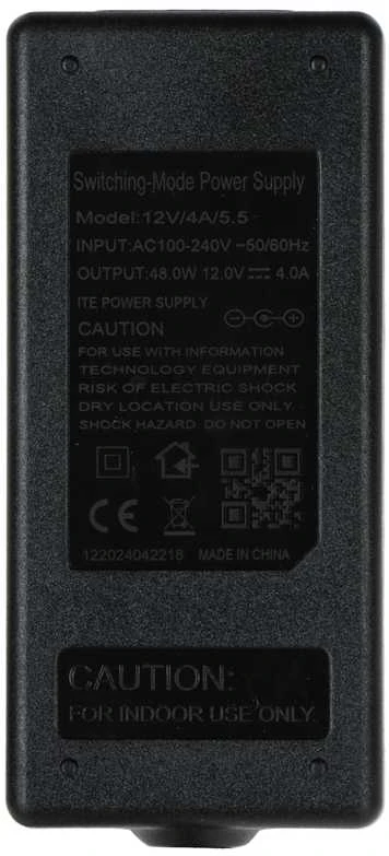 TST Maitinimo šaltinis DC 12V 4000mA (4A) 48W