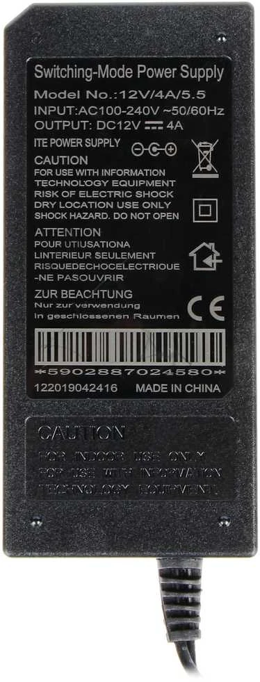 TST Maitinimo šaltinis DC 12V 4000mA (4A) 48W