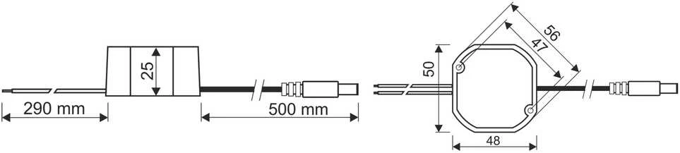 Įtampos keitiklis Pulsar DCDCH (2A/12V)