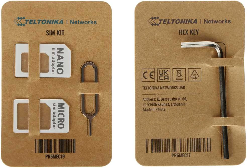 MARŠRUTIZATORIUS 4G LTE RUT206 2.4 GHz 300 Mbps Teltonika