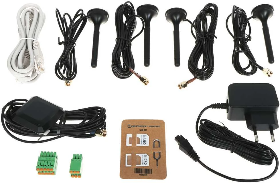 Šakotuvas Teltonika | Pramoninis maršrutizatorius | RUT956 | 802.11n | 10/100 Mbit/s | Ethernet LAN (RJ-45) jungtys 4 | Palaikomas tinklelis: ne | MU-MiMO: ne | 2G/3G/4G | Antenos tipas: 2 x SMA, skirtas LTE, 2 x RP-SMA, skirtas WiFi, 1 x SMA, skirtas GNSS | 1 x USB 2.0