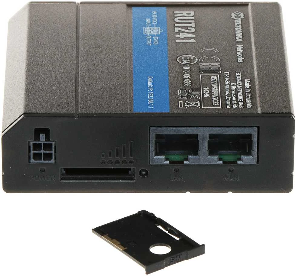 Šakotuvas TELTONIKA IOT ROUTER RUT241 2XLTE