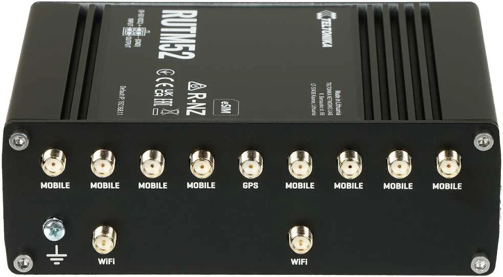 Teltonika Dual 5G Maršrutizatorius | RUTM52 | 802.11ac | 10/100/1000 Mbit/s | Ethernet LAN (RJ-45) jungtys 5 | Mesh Support No | MU-MiMO Yes | 3G/4G