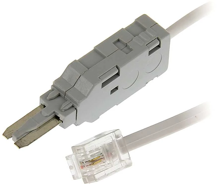 TST MATAVIMO LAIDAS RJ11-W/LSA-W/2/2M