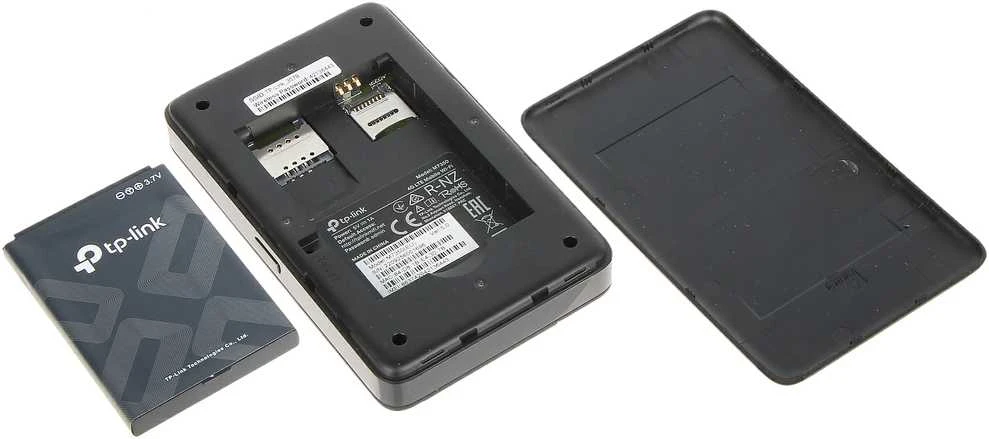 Modemas TP-LINK mobilusis 4G LTE WLAN Maršrutizatorius su integr.4G modemu, SIM kortelės lizdas, 1,4 colio TFT Ekranas, 2550 mAH Akku, Micro SD kortelės lizdas