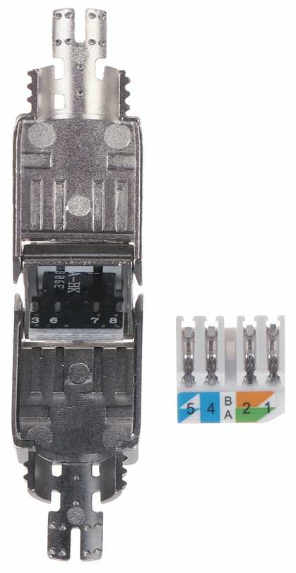 EKRANUOTAS MODULINIS KIŠTUKAS RJ45/FTP7-HAND/S DELTA NETWORK