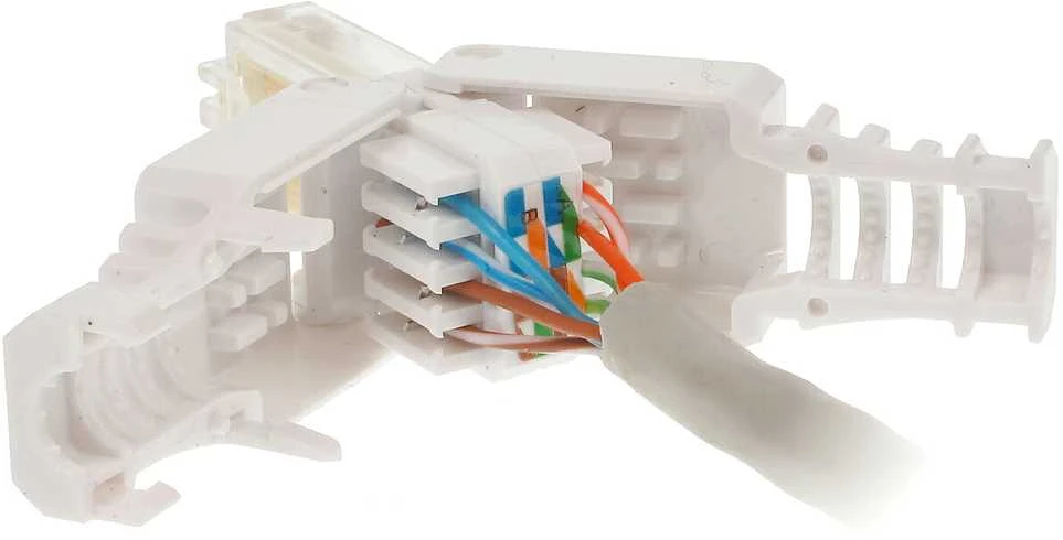 TST Jungtis RJ-45 (M) UTP kabeliui, montuojama nenaudojant įrankių