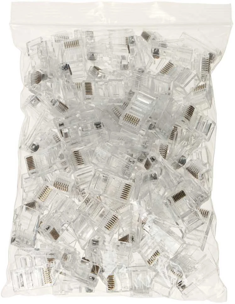 TST Kištukas RJ-45 UTP kabeliui CATe, RJ45T*P100 tipas EZ (PassThrough), 100vnt.
