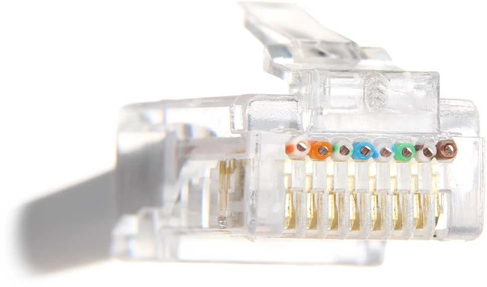 TST Kištukas RJ-45 UTP kabeliui CATe, RJ45T*P100 tipas EZ (PassThrough), 100vnt.