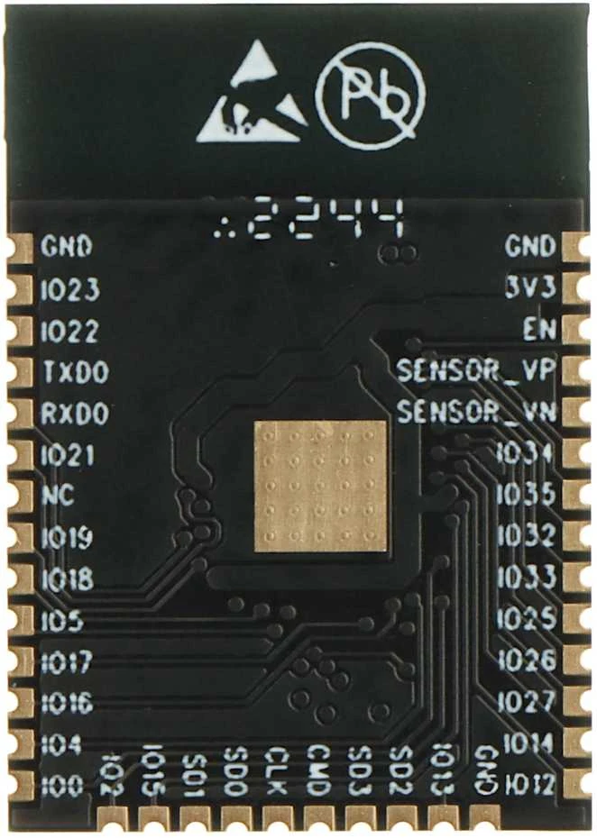 WI-FI + BLUETOOTH + BLUETOOTH LE MODULIS ESP-WROOM-32 Espressif