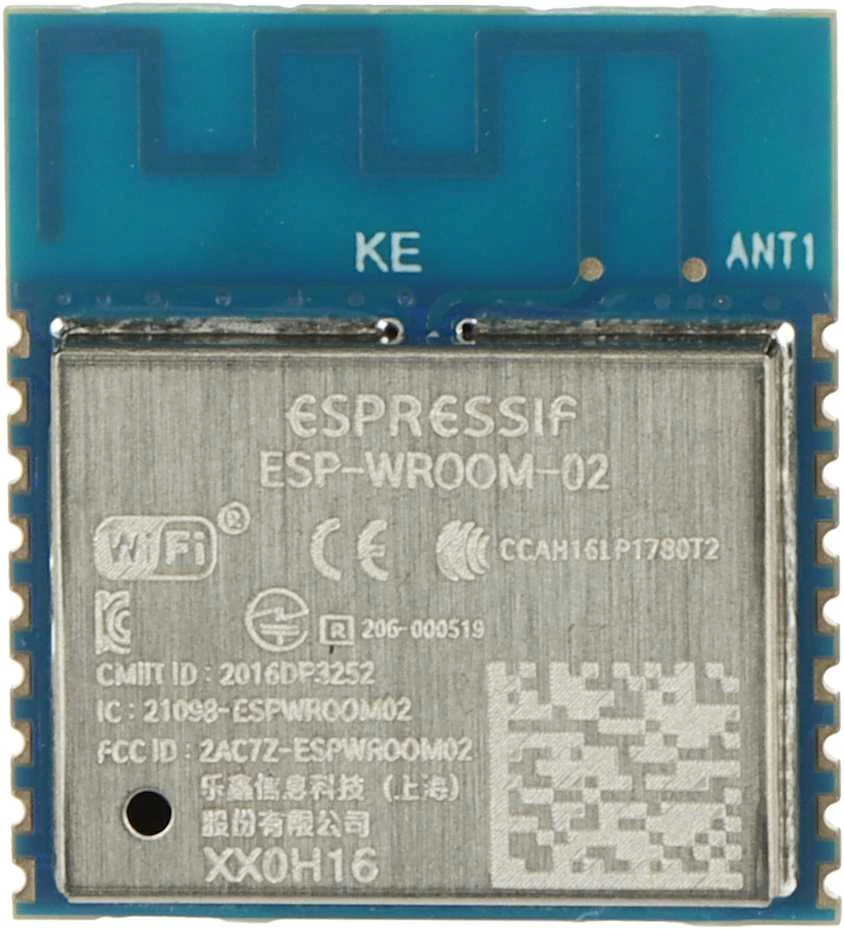 WI-FI MODULIS ESP-WROOM-02 ESP8266EX Espressif