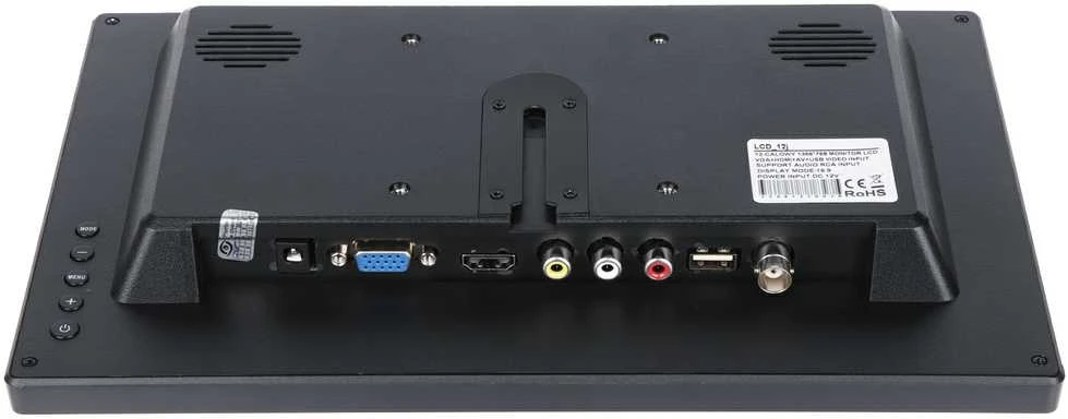 Vilux MONITORIUS VGA, HDMI, AUDIO, 2XVIDEO, USB, NUOTOLINIS PULTELIS TFT-12/CCTV 11.6 "